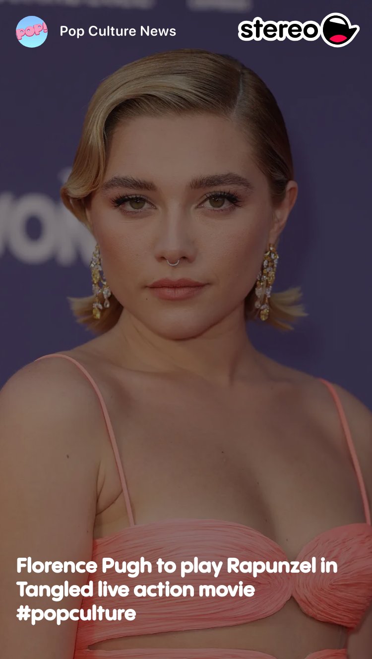 Florence Pugh to play Rapunzel in Tangled live-action remake?