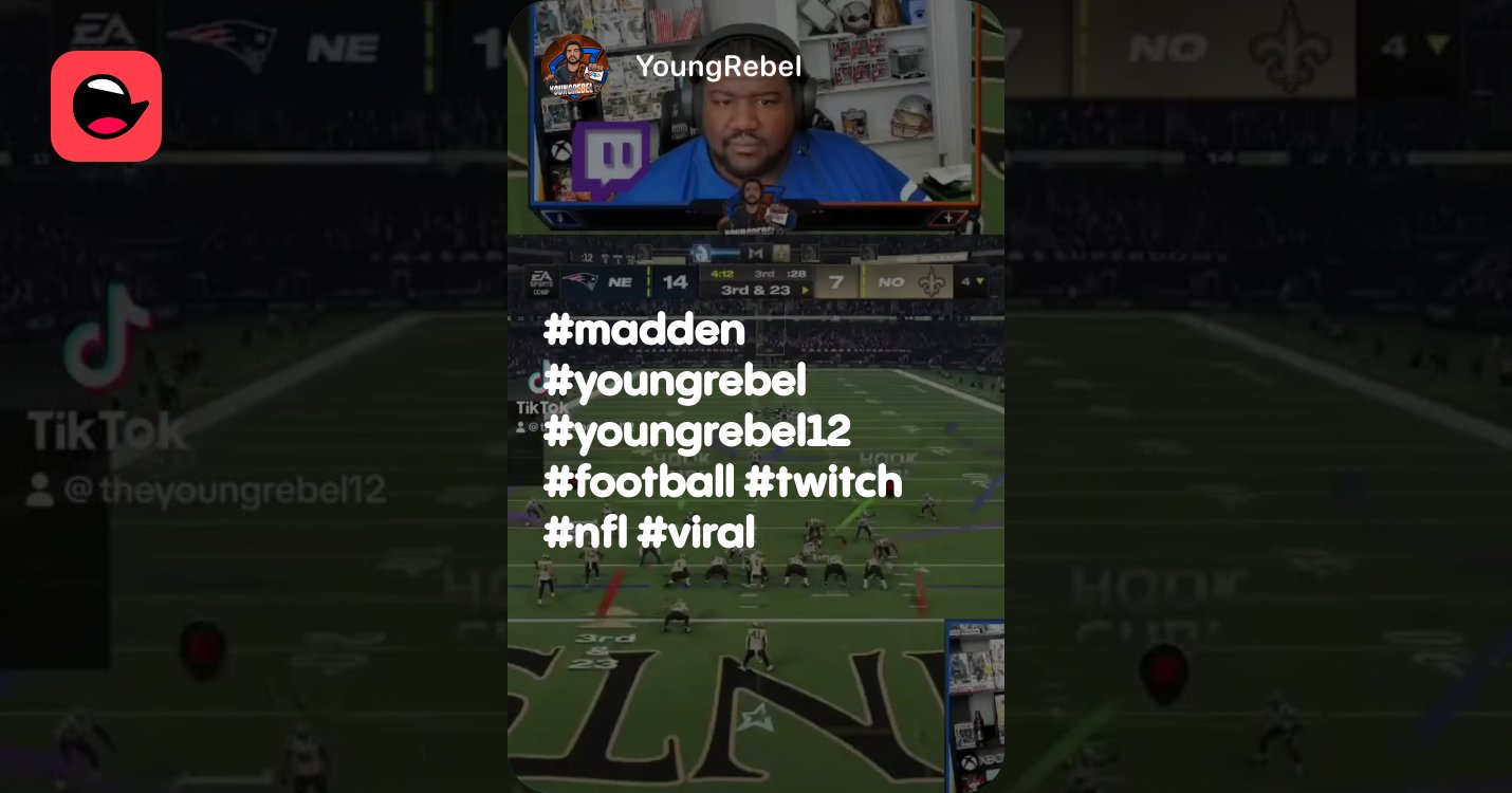 madden #youngrebel #youngrebel12 #football #twitch #nfl #viral