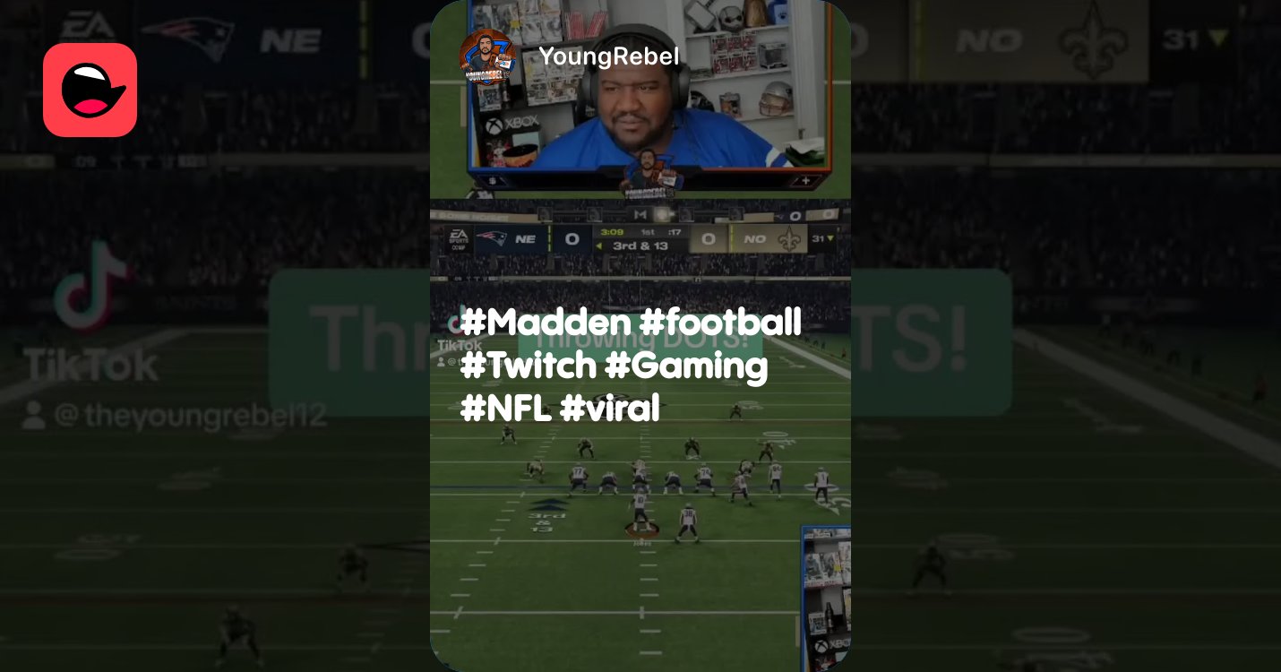Madden #football #Twitch #Gaming #NFL #viral
