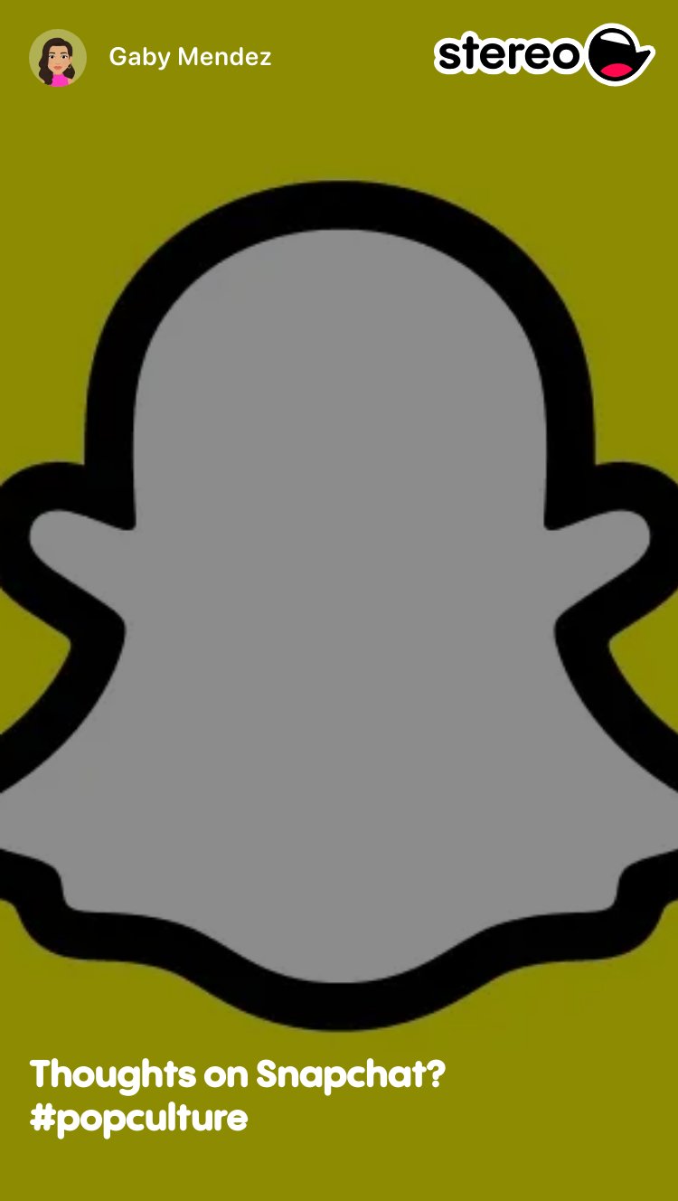 Thoughts on Snapchat? #popculture