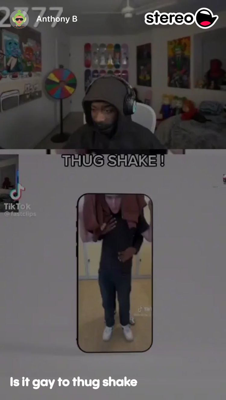 Is it gay to thug shake