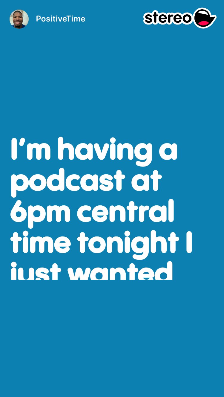 I m having a podcast at 6pm central time tonight I just wanted to