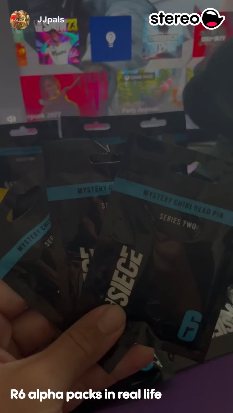 R6 alpha packs in real life